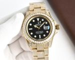 Rolex Yacht-master Mingzhu Movement 40mm Diamond 316L Steel Black Face Watch